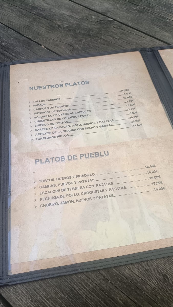 La Pumarada Menu - Image 3